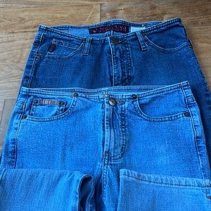 LEI and Miss denim skinny capri bundle